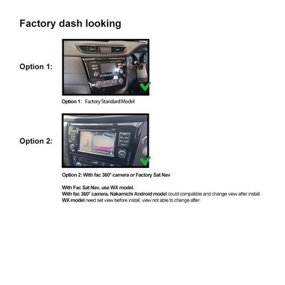 6-128GB Wireless Carplay Android Auto Head Unit for Nissan X-Trail Qashqai (2014+)