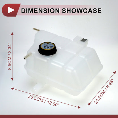 Coolant Expansion Overflow Tank w/ Cap for Ford Ranger (2012-2020)