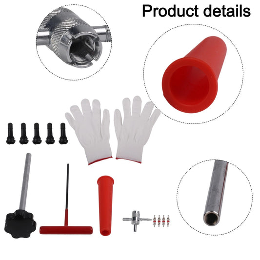 13pcs Tire Valve Tool Kit for Cars ATVs