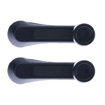 2 x Door Window Winder Crank Handle Black for Isuzu N-Series (1984–1993)
