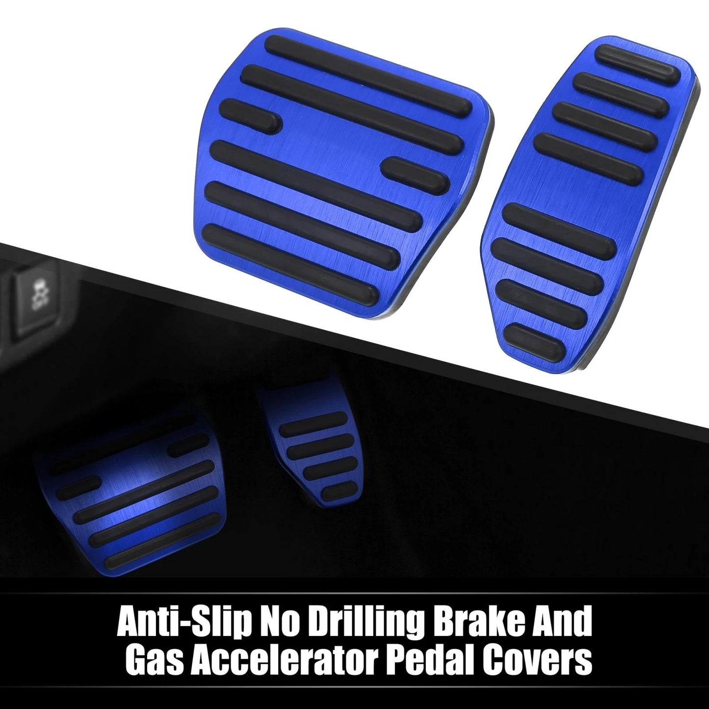 Anti-Slip Brake & Gas Pedal Covers for Nissan Kicks (2018-2023)