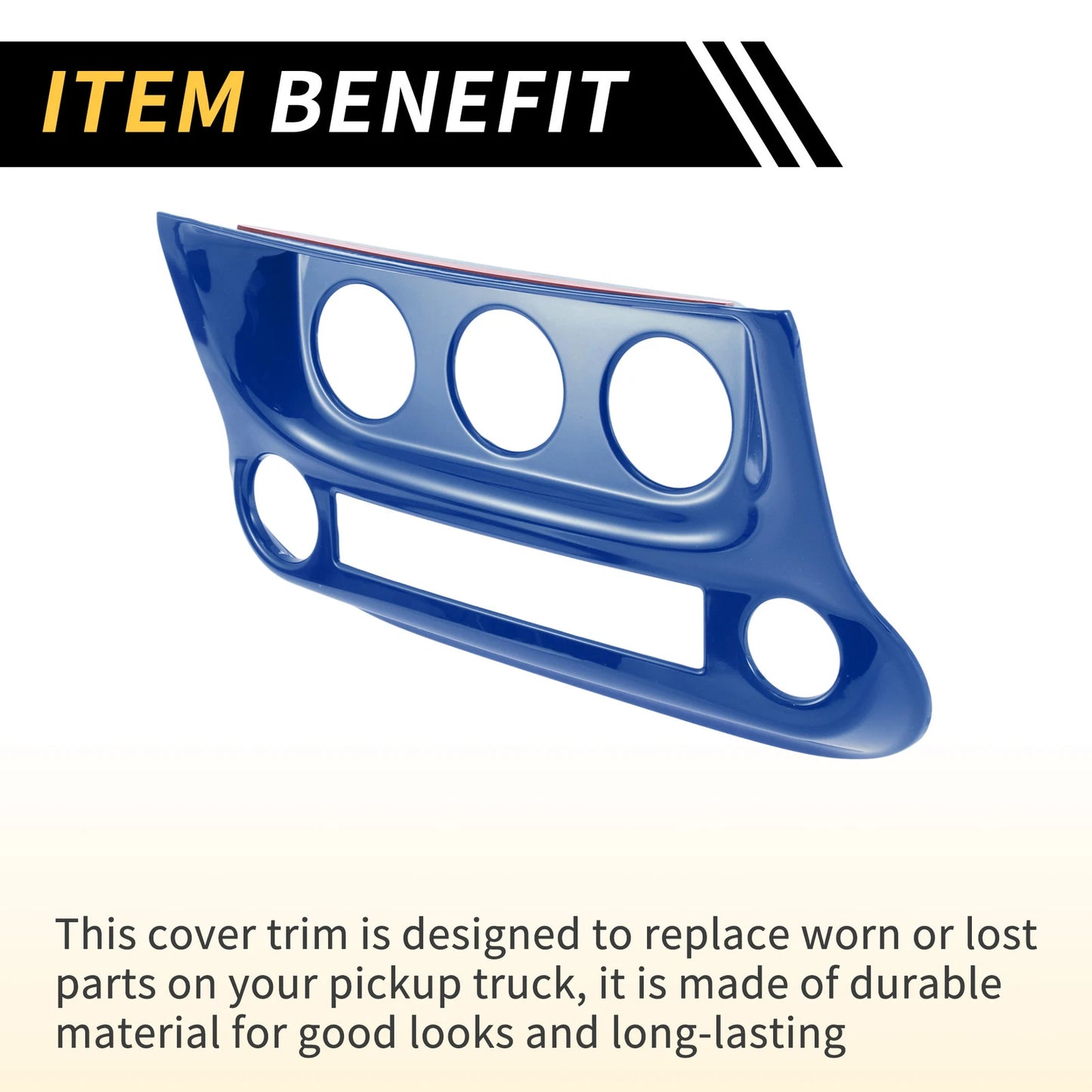 AC Switch Button Control Cover Trim for Jeep Wrangler JK JKU (2011-2017) Blue