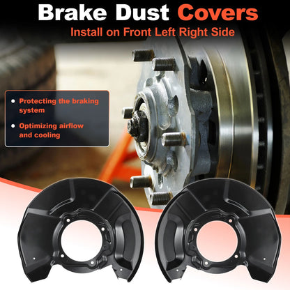 Front Left Right Brake Dust Shield for Toyota Tundra Sequoia (2004–2006)