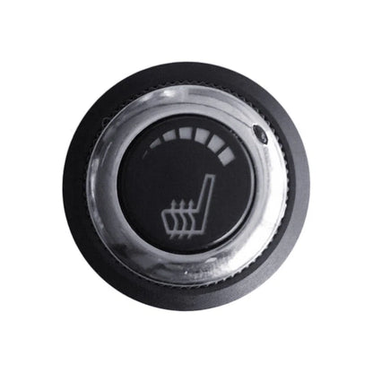 2 x Round Hi-Lo 6 Level Car Seat Heating Pad Button Switch Kit for Universal Cars