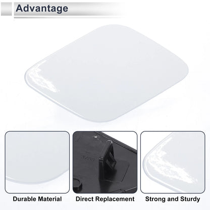 White Front Right Bumper Headlight Washer Nozzle Cover for Volvo XC60 (2010-2023)