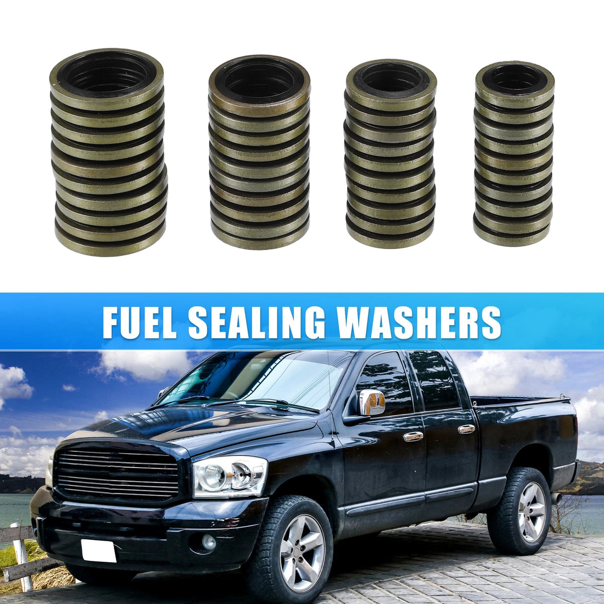 Set for Dodge Fuel Sealing Washers 12V 24V 5.9L 6.7L
