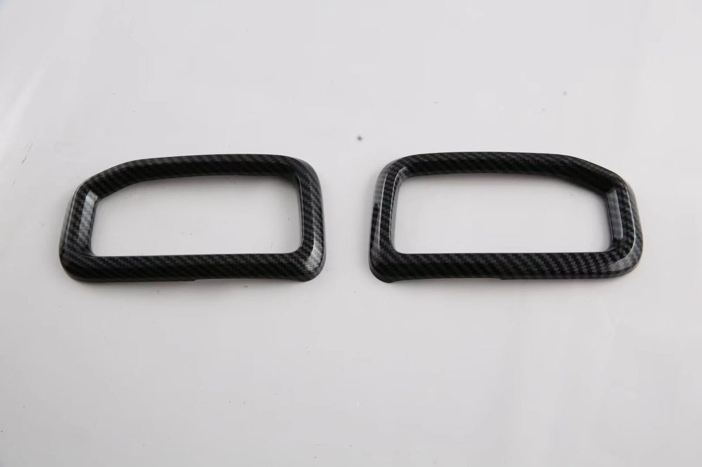 ABS Carbon Fiber Front Side Air Vent Outlet Lid Cover Trim for Ford Ranger (2023)