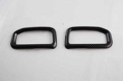 ABS Carbon Fiber Front Side Air Vent Outlet Lid Cover Trim for Ford Ranger (2023)