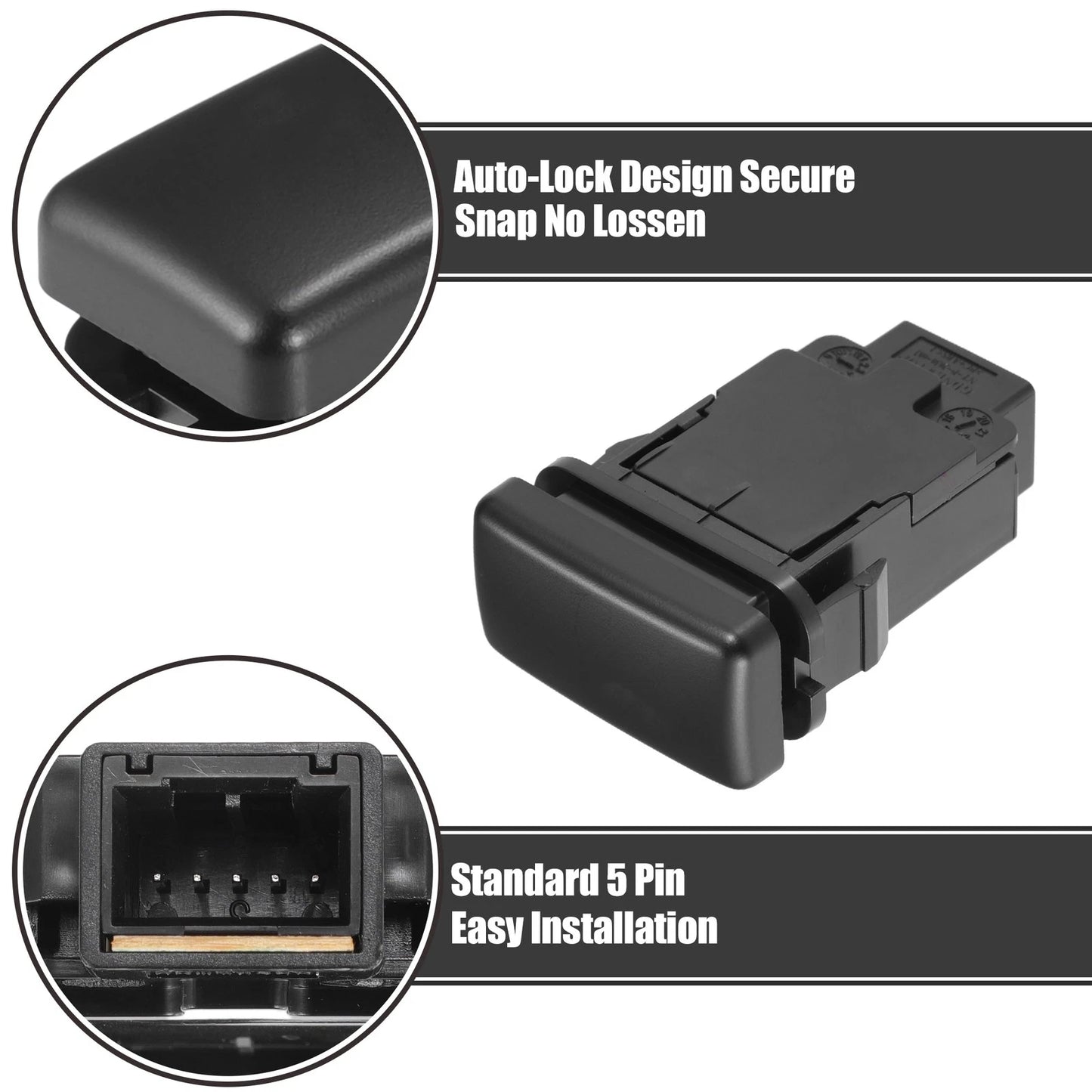 Hole Expansion Port Switch with Wire for Toyota Alphard (2015-2023)