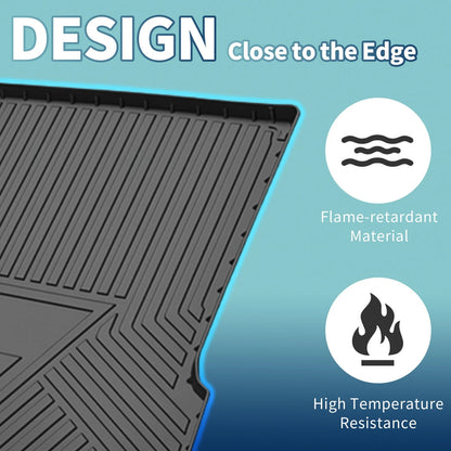 Flat Face Cargo Liner Rear Trunk Mat for Volvo V90 (2017-2024) 1 Pc