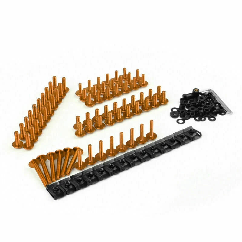Fairing Bolts Kit Gold for Universal Japanese Sport Bike
