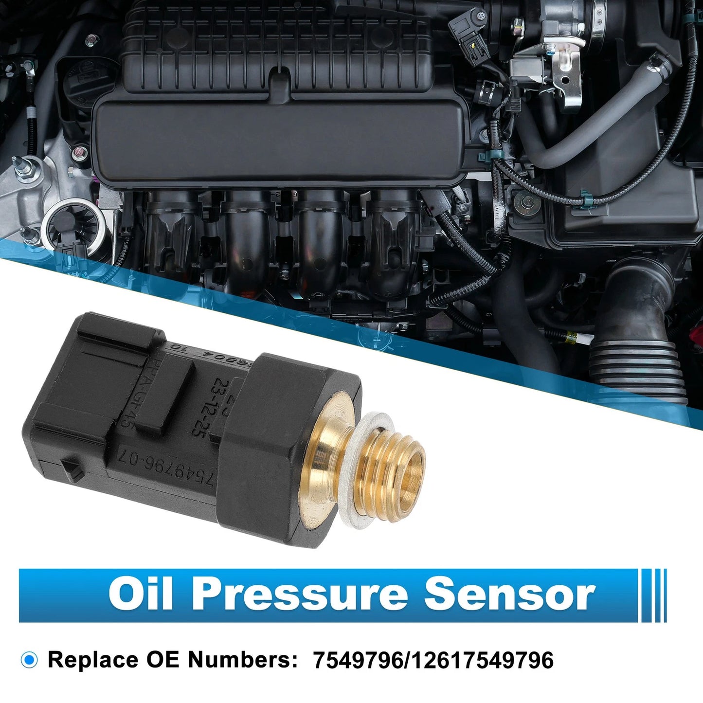 Oil Pressure Sensor for BMW E60 E61 E63 E64 E81 E83 E87 E88 E90 E91 E92 (2001-2013)