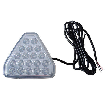 F1 Style Triangle 20 LED Rear Stop Tail 3rd Brake Light for Universal (N/A)