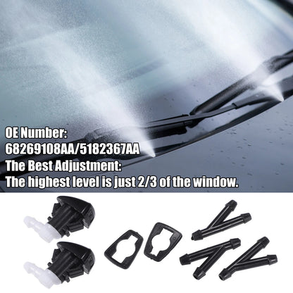 Windshield Water Nozzle Spray Kit for Dodge Durango (2023-2023)
