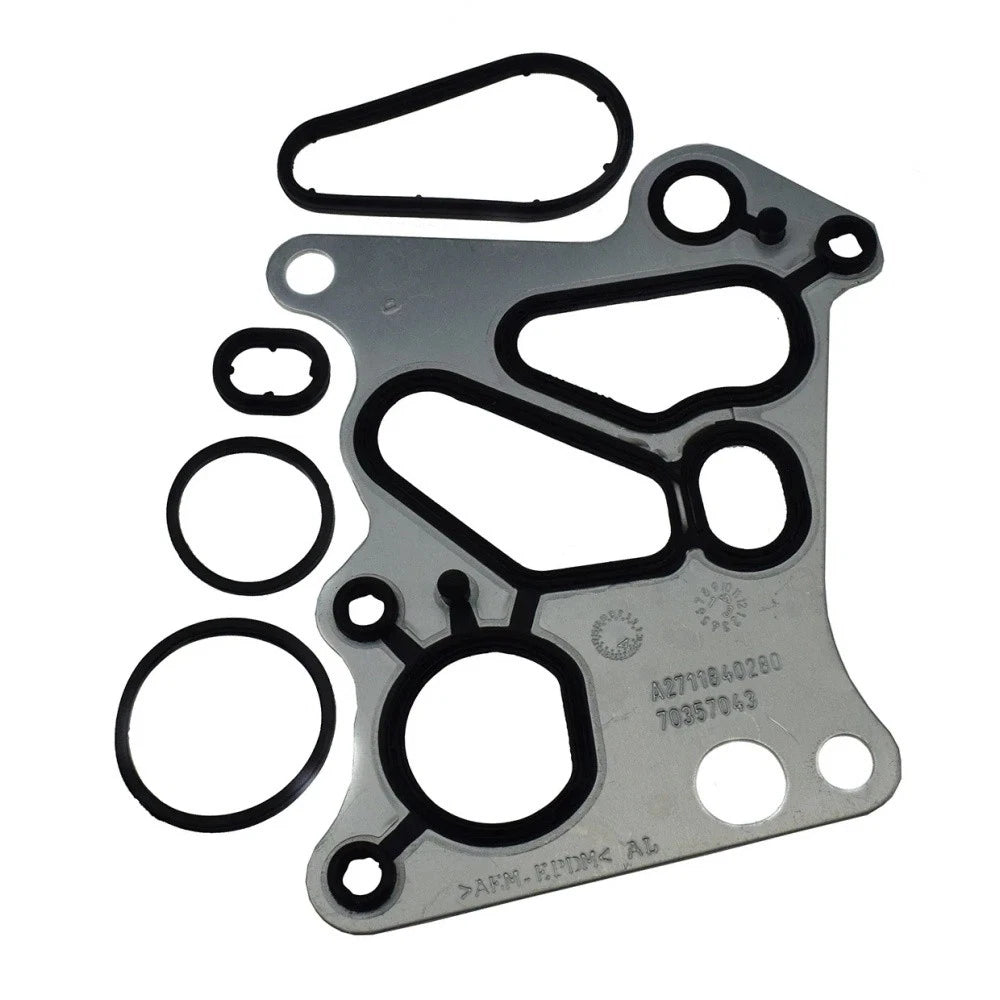 Oil Filter Housing Gasket & O-Rings for Mercedes-Benz C250 C180 C200 C300 E200 (2012-2015)