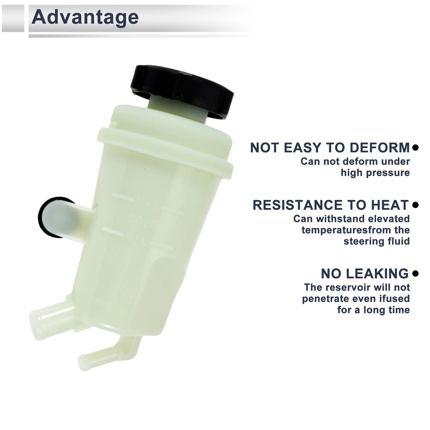 Power Steering Reservoir for Ford Focus (2000-2004) 1 x Beige