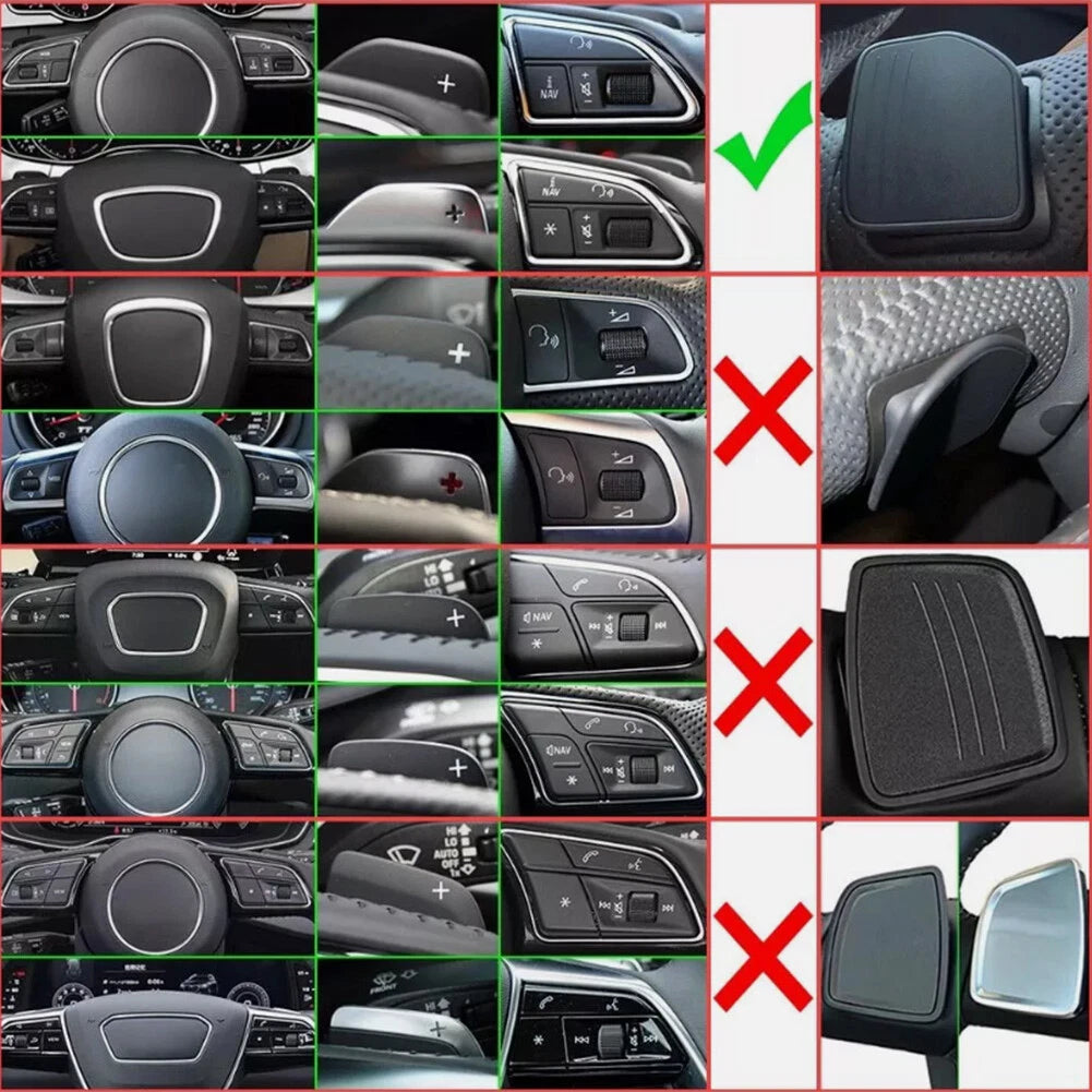 Steering Wheel Shift Paddle Extensions for Audi A3 A4 A5 A6 A7 A8 Q5 Q7 S3 S5 S6