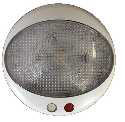 LED Cabin Light Hi Power Dual Red/White with Switch & Dimmer 300 Lumen