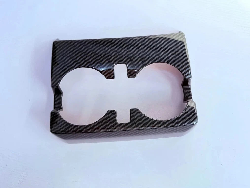 Carbon Fiber Rear Water Cup Holder Frame Cover for Chevrolet Colorado (2023-2025)