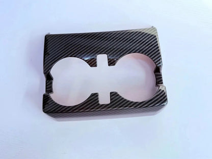 Carbon Fiber Rear Water Cup Holder Frame Cover for Chevrolet Colorado (2023-2025)