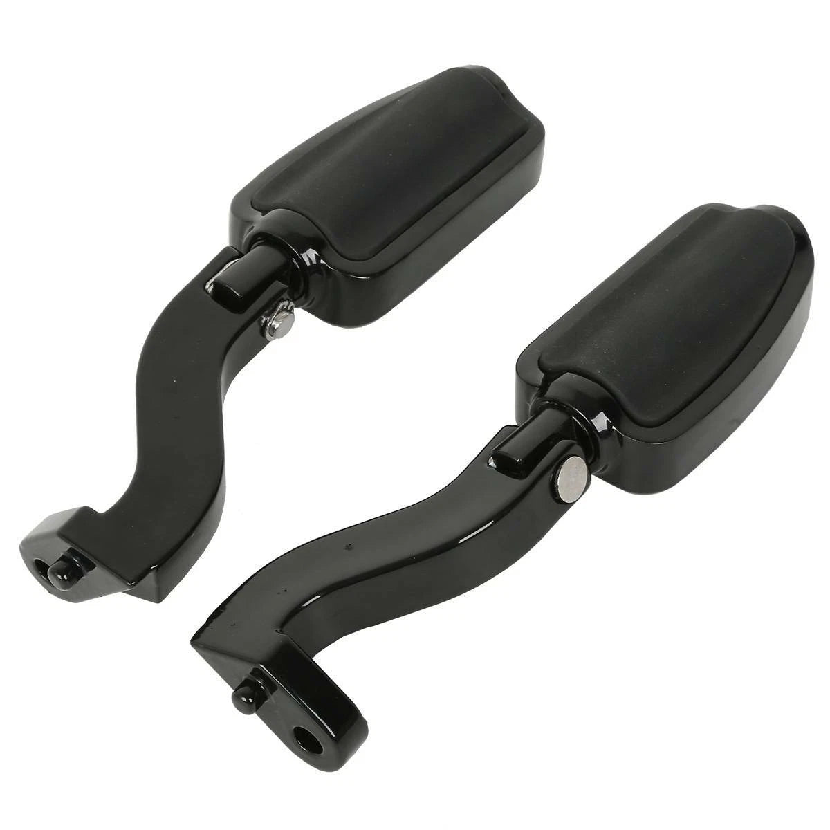 Black Rear Passenger Footpeg for Harley Touring Road King FLHR (1993-2022)