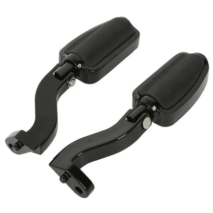 Black Rear Passenger Footpeg for Harley Touring Road King FLHR (1993-2022)