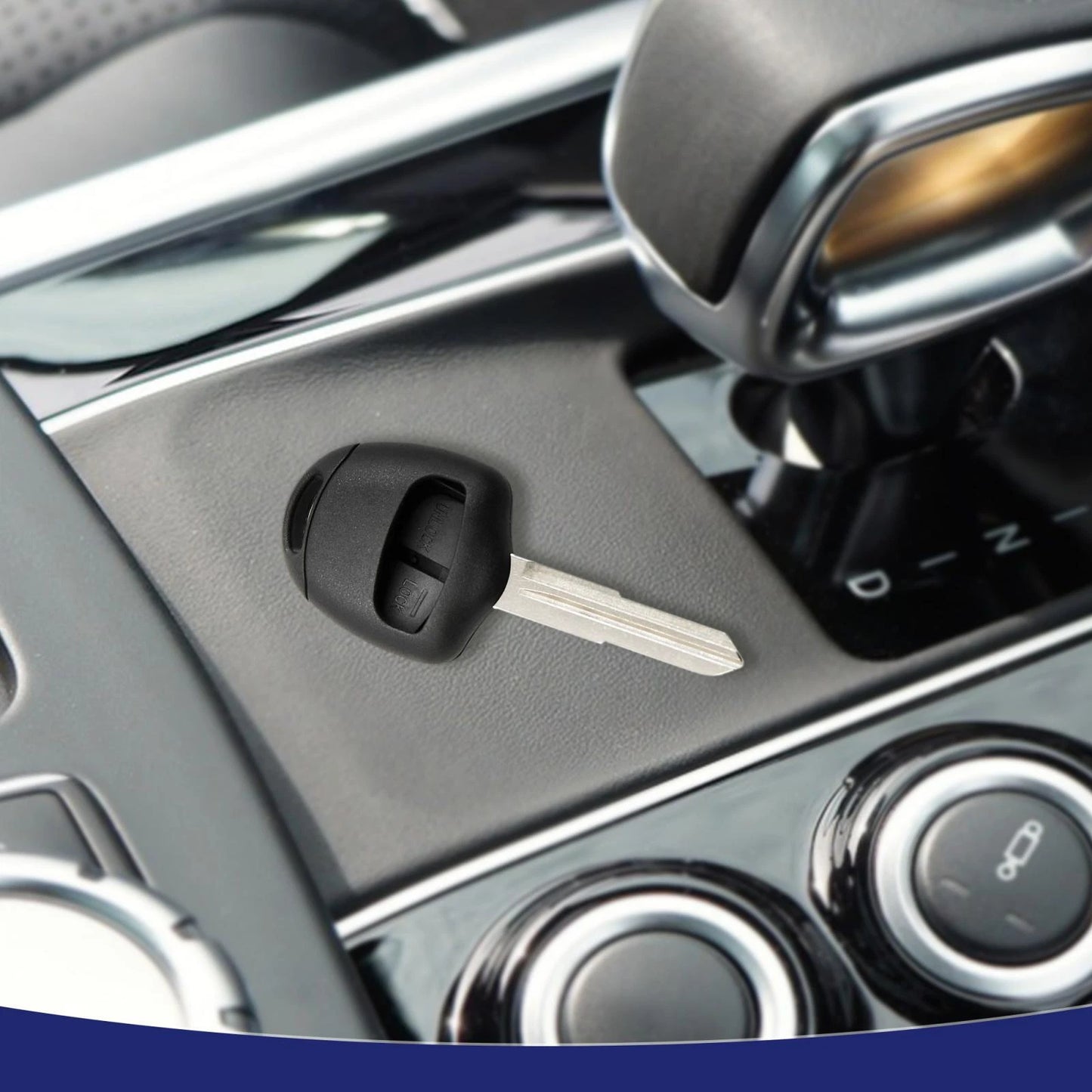 Uncut Key Fob Remote Control Case Shell for Mitsubishi L200