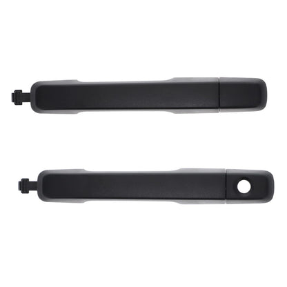 2x Front LH+RH Black Outer Door Handle for Isuzu D-Max (2012–2020)
