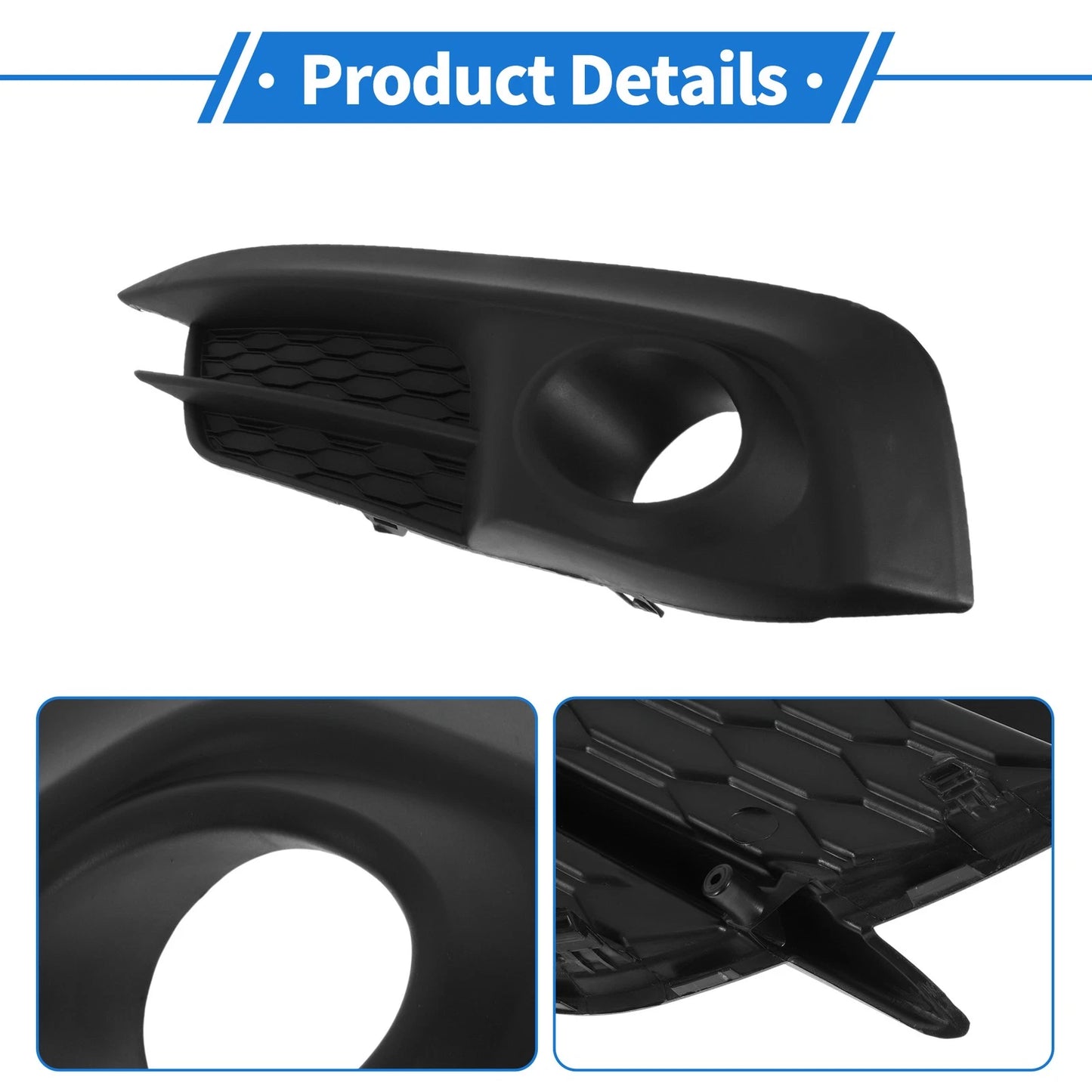 Front Left Fog Light Grill for Honda Civic (2016-2018)