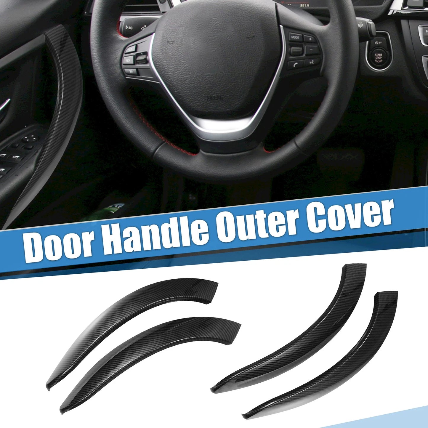 ABS Door Handle Outer Cover Kit for BMW 3 Series M3 F30 F31 F34