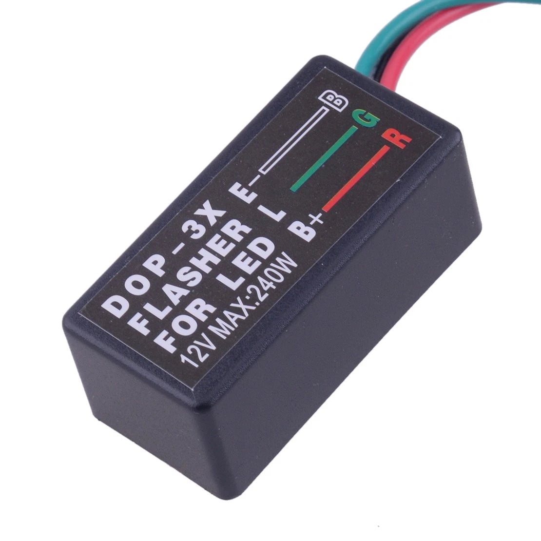 3Pin LED Turn Signal Blinker Relay for Motorcycle ATV UTV SUV