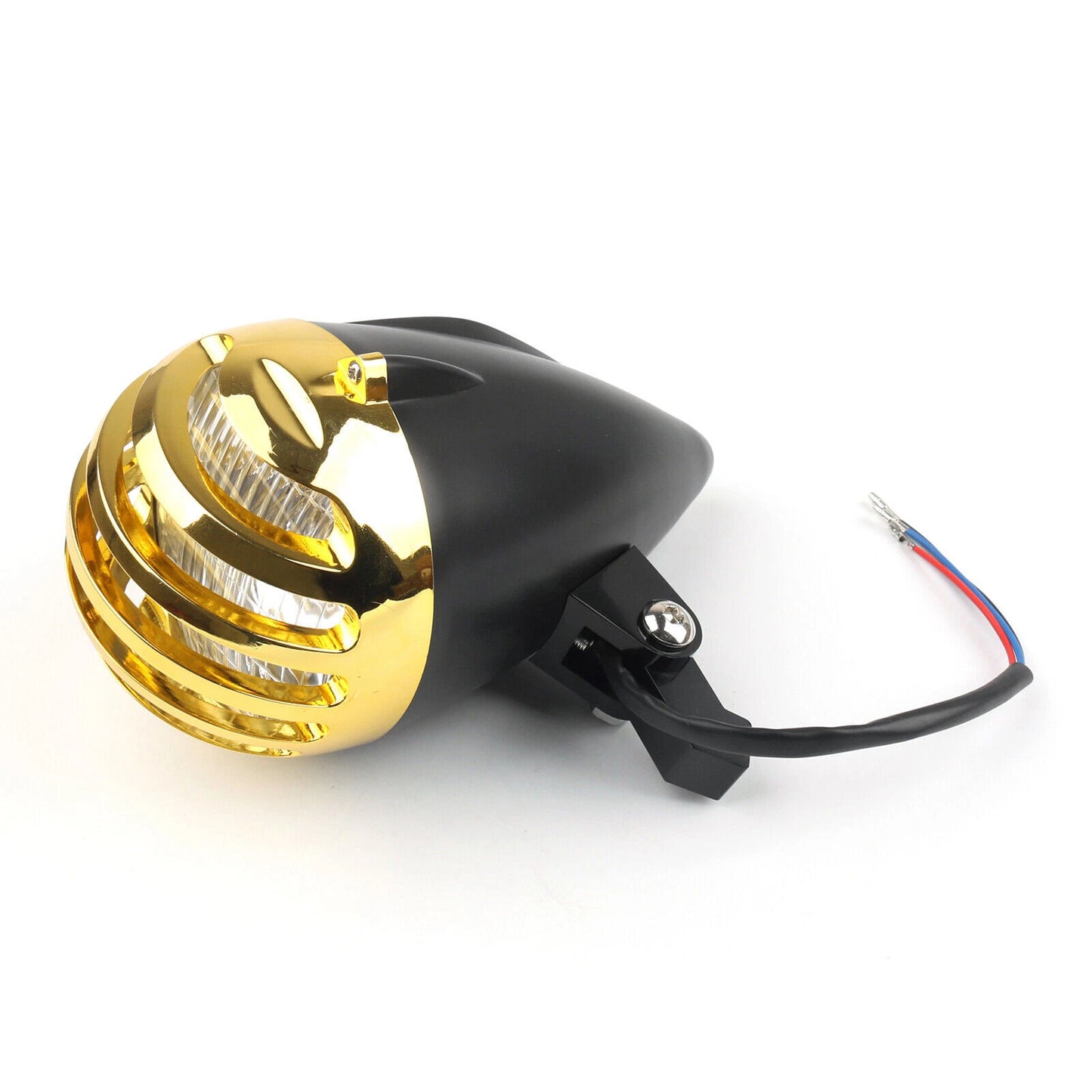 5 1/2" Black Bullet Headlight for Chopper Bobber