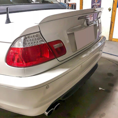 Boot Lip Spoiler for BMW E46 CONV Jet Black (2000-2006)