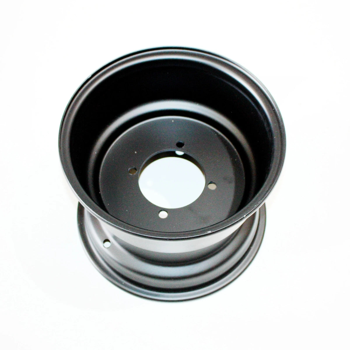 Black 10" 90mm 4 Stud Rear Wheel Rim for Quad Dirt Bike ATV Buggy