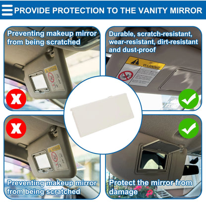 Sun Visor Mirror Cover for Land Rover Range Rover Sport (2011-2013) Beige