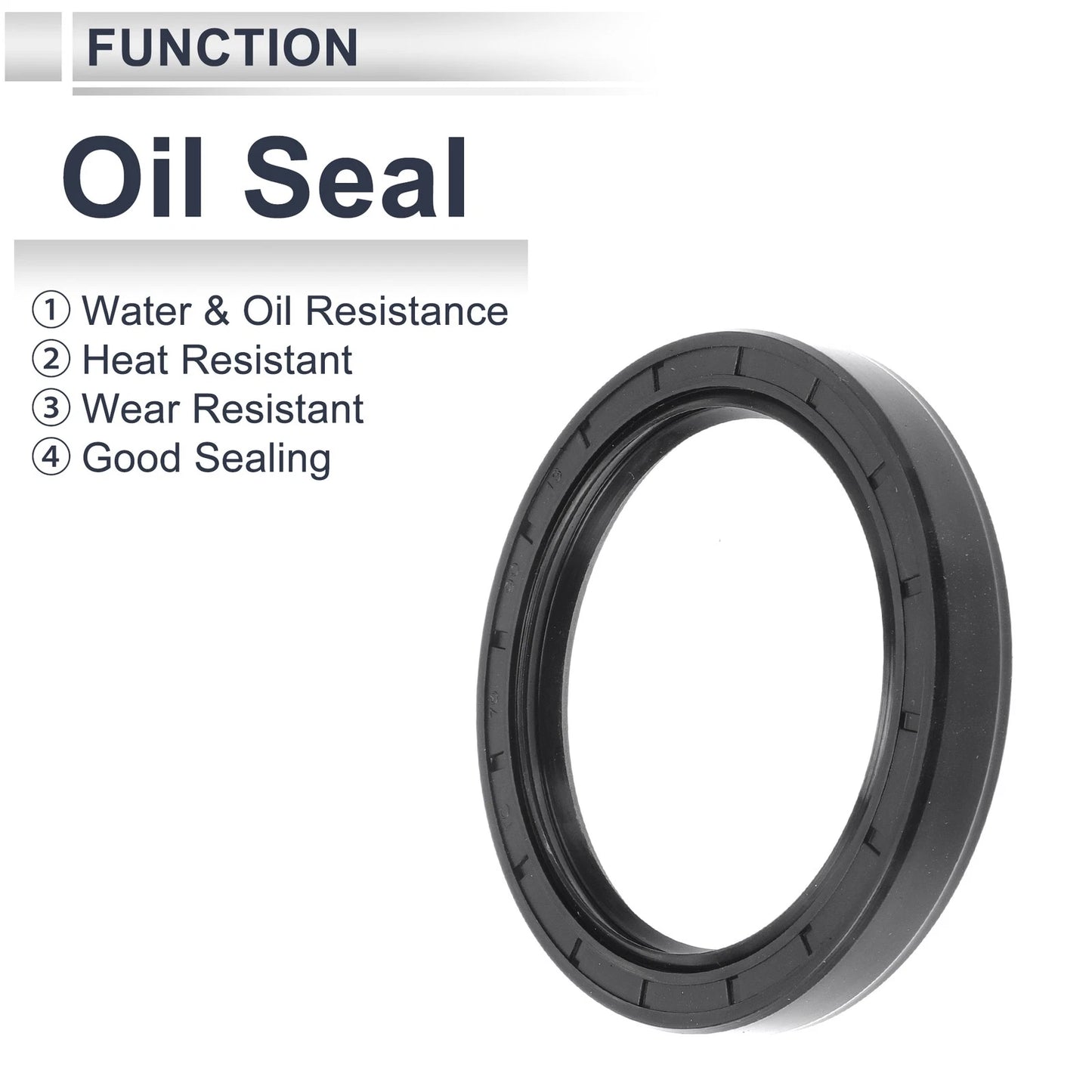 Oil Seal / 70x90x13mm / Rotary Shaft Seal Nitrile Rubber Black 5 Pcs for Make Model
