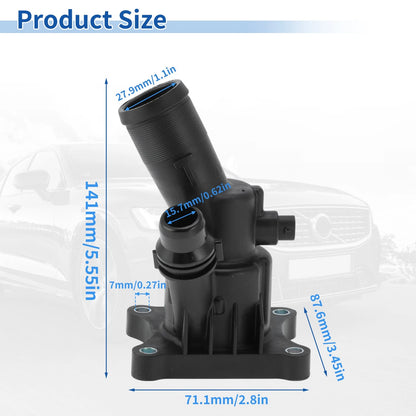 Engine Coolant Thermostat Housing for Volvo S60 S80 S90 XC60 XC70 XC90 (2001-2023)