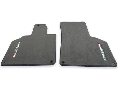 Floor Mats for Lamborghini Gallardo Gray Tailored Carpets with Logo (2004-2013)