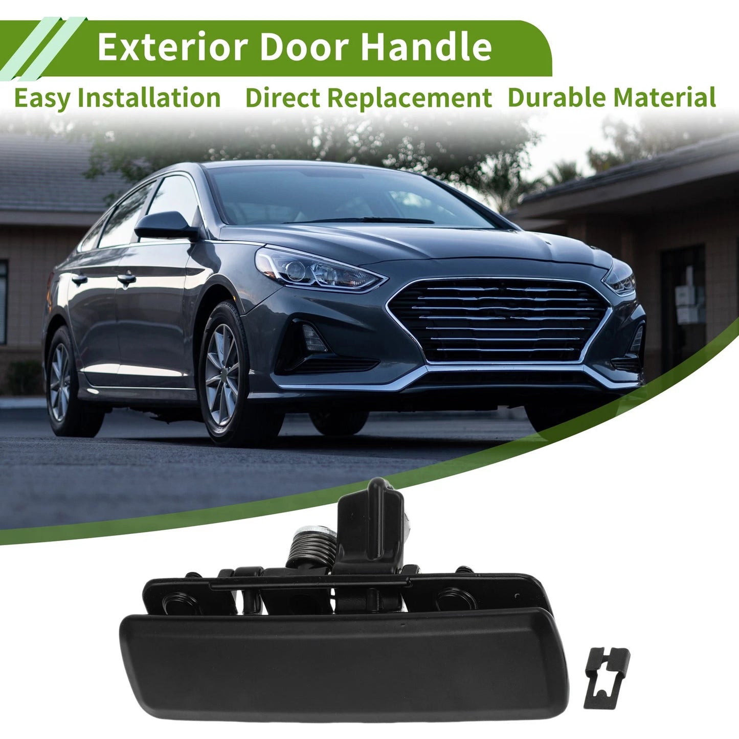 Exterior Door Handle for Chevrolet Astro (1992-2005) Black Front Right