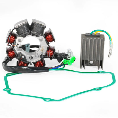 Stator Coil, Regulator Rectifier, Gasket for Honda ATC250R ATC250 (1985)