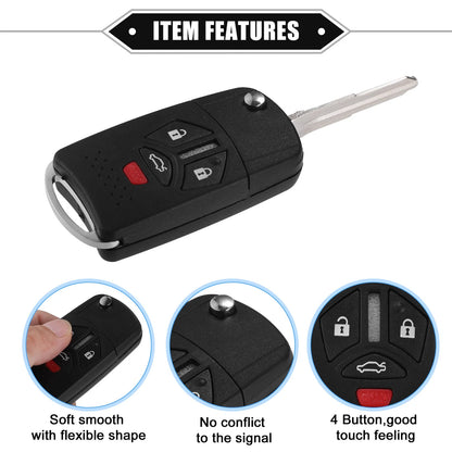 Keyless Entry Remote Key Cover for Mitsubishi (No Chip)