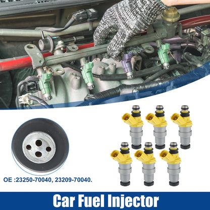 6 x Fuel Injector Nozzle Replacement for Toyota Supra 3.0L (1986-1988)