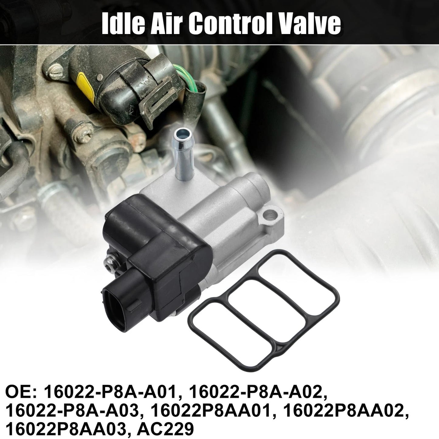 Idle Air Control Valve for Honda Odyssey CR-V Acura CL TL MDX (2000-2006)
