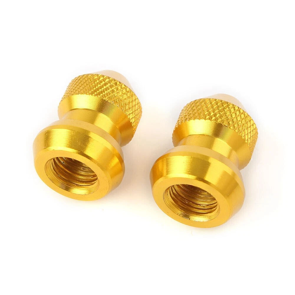 Gold Tire Valve Stems Dust Covers for Car Auto Wheel Accessories