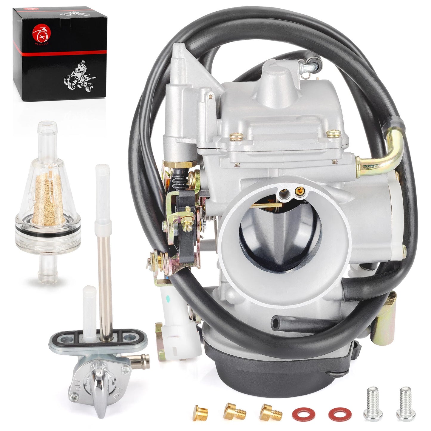 Carburetor Carb & Fuel Pectcock for Yamaha Road Star XV1600 XV1700 (1999–2007)
