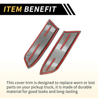 Carbon Fiber Headlight Grille Vent Covers for Toyota Tacoma (2016-2023)