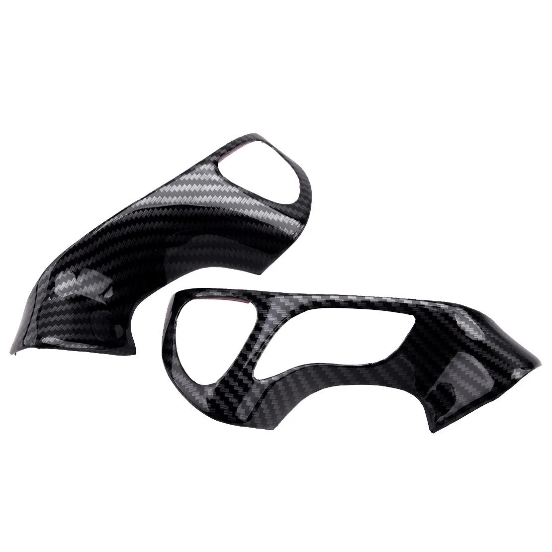 2 x Carbon Fiber Steering Wheel Knob Covers for Nissan Murano (2015-2020)
