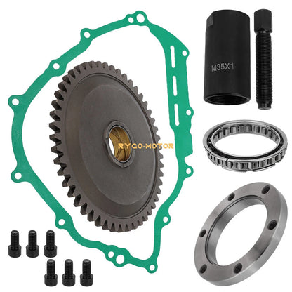 Flywheel Puller, Starter Clutch Gear Gaskets for Yamaha Viking 700 (2014-2024)