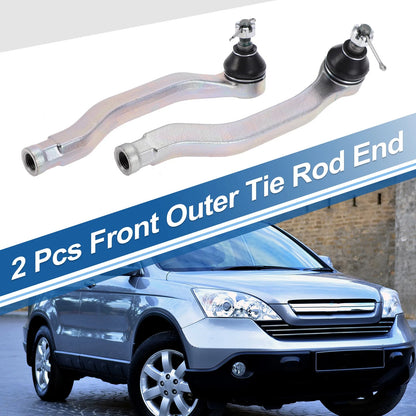 2 x Front Outer Tie Rod Ends for Honda Accord (1990-1993)