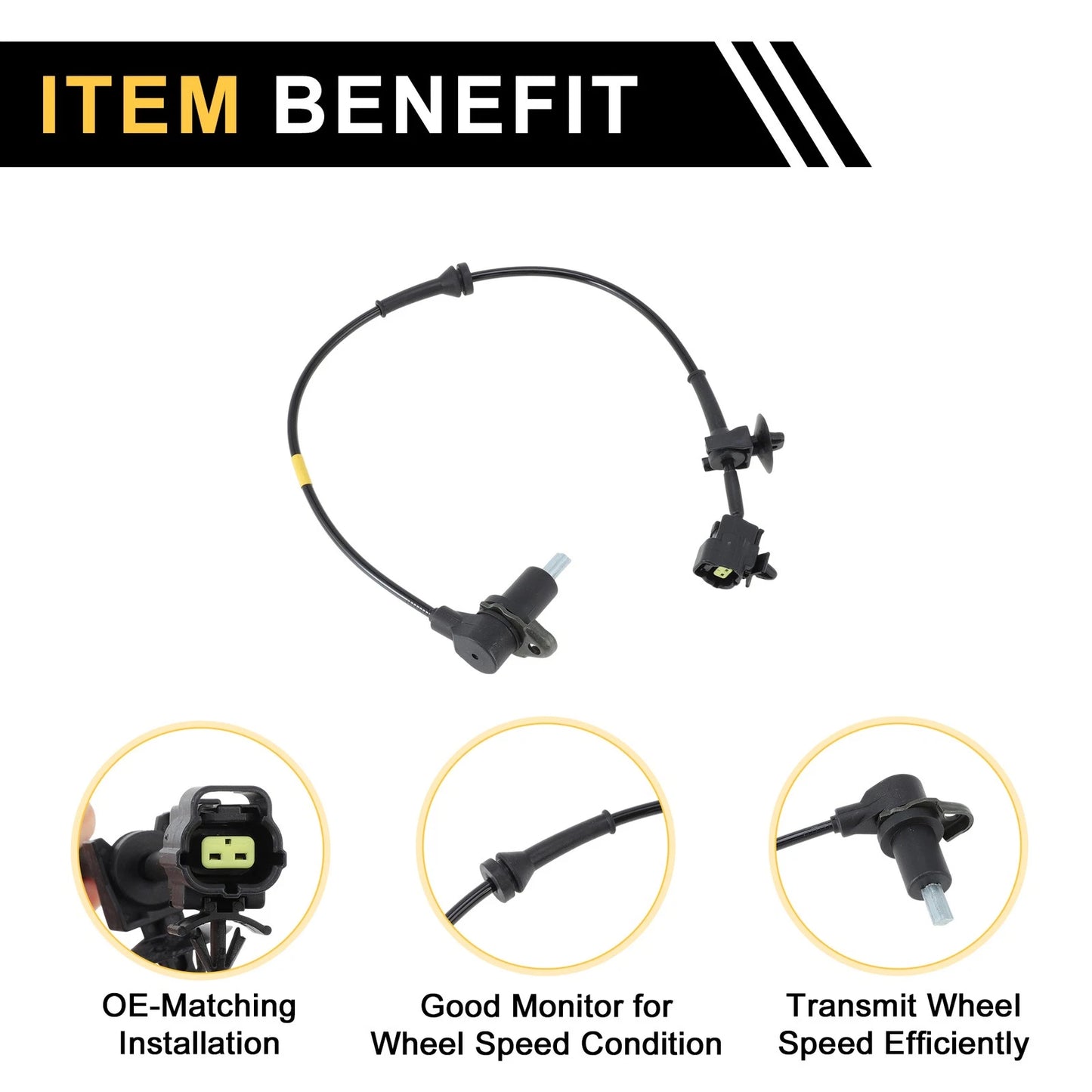 ABS Wheel Speed Sensor for Chevrolet Aveo Rear Right